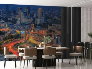 New Wegen in Bangkok fotobehang Architectuur