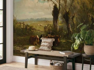 Best Weiland bij Oosterbeek fotobehang Kunst & Design | Dieren