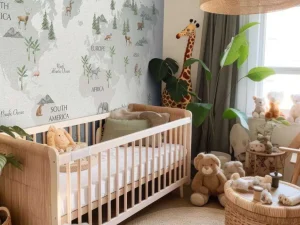 Discount Wereldkaart in lucht thema Kinderkamer