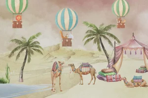 Fashion Wereldreizigers in de woestijn Kinderkamer | Dieren