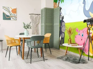 Best Wilde dieren in de jungle fotobehang Kinderkamer