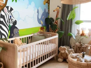 Best Wilde dieren in de jungle fotobehang Kinderkamer