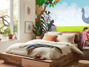 Best Wilde dieren in de jungle fotobehang Kinderkamer