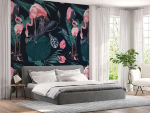 Online Wilde roze flamingo's Dieren
