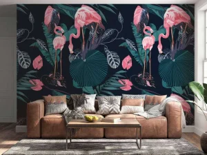 Online Wilde roze flamingo's Dieren