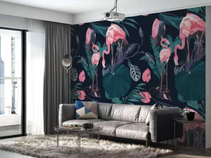 Online Wilde roze flamingo's Dieren