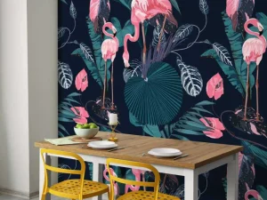 Online Wilde roze flamingo's Dieren