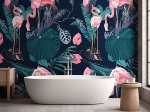 Online Wilde roze flamingo's Dieren
