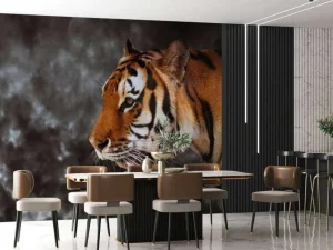Clearance Wilde Tijger op zoek naar prooi fotobehang Dieren