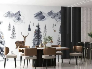 Online Winter Wonderland Kinderkamer | Dieren