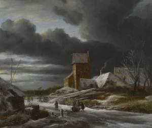 Fashion Winterlandschap fotobehang Kunst & Design