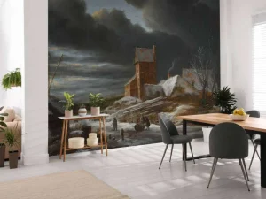 Fashion Winterlandschap fotobehang Kunst & Design