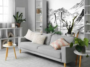 Clearance Wintersport tekening fotobehang Sport