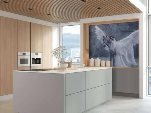 Best Witte eenhoorn in de winter fotobehang Tienerkamer | Kinderkamer