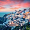 Best Witte huisjes op Santorini fotobehang Architectuur