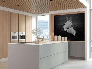 Sale Zakenman met een wereldstad op de achtergrond fotobehang Architectuur