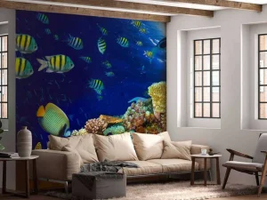 Sale Zeeleven bij een koraalrif fotobehang Tienerkamer