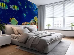 Sale Zeeleven bij een koraalrif fotobehang Tienerkamer