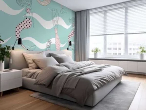 Outlet Zeemeerminnen print fotobehang Kinderkamer