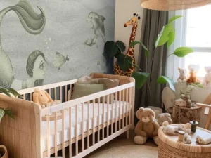 Fashion Zeemeerminnen wereld in groen Kinderkamer | Dieren
