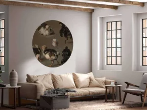 Best Zeven kuikens fotobehang Kunst & Design