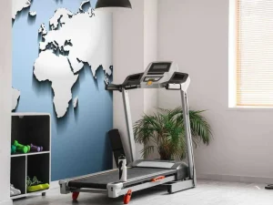 Discount Zilveren wereldkaart in 3D fotobehang Gang