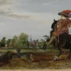 New Zomer door Adriaen van de Venne fotobehang Kunst & Design