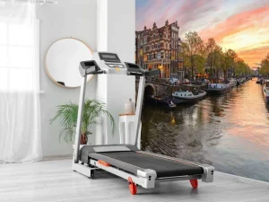 Outlet Zonsondergang in Amsterdam fotobehang Steden | Architectuur