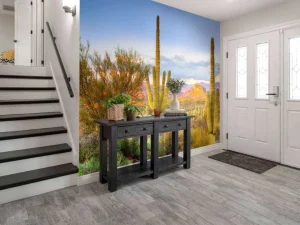 Discount Zonsondergang in een steppe fotobehang Tienerkamer | Bloemen
