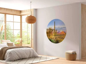 Discount Zonsondergang in een steppe fotobehang Tienerkamer | Bloemen