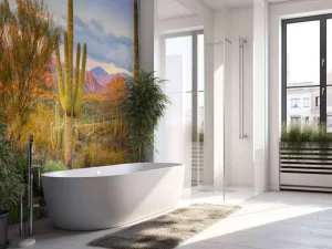 Discount Zonsondergang in een steppe fotobehang Tienerkamer | Bloemen