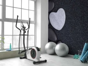 Clearance Zwarte stenen met grijze hartvormige steen fotobehang Keuken | Gang