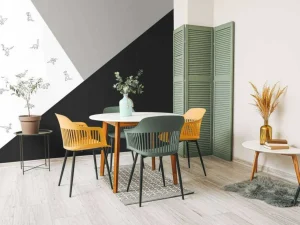 Discount Zwart-wit driehoeken met dino's Kinderkamer